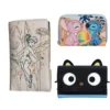 3 Stile Loungefly Disney Little Elf Stitch Freizeit Flip Cover Geldbörse Damen Geldbörse Geschenkkarte Tasche Doppelt gefaltete Geldbörse
