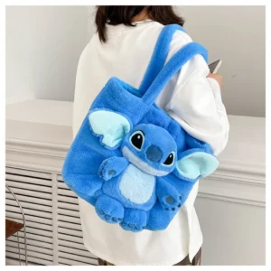 2025, Cartoon-Stich-Plüschpuppe, Umhängetasche, weiche Studententasche mit großem Fassungsvermögen, niedliche Mädchen-Handtasche