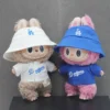 Labubu Puppenkleidung, 15/17 cm, Labubu-Kleidung, sitzende Party, Nummer 17, Baseball-Kleidung, Kinderkleidung, DIY-Puppenzubehör, Geschenk 2