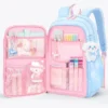MINISO Disney Stitch Schultasche Kawaii Kuromi Verstellbare Träger Große Kapazität Rucksack Tasche Reduzieren Sie die Belastung Schützen Sie die Wirbelsäule Geschenk 2