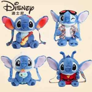 Anime Disney Kawaii Stich Stofftiere blau Lilo & Stich Plüsch Schlüssel bund Puppen Tasche Anhänger Geburtstags feier Geschenk für Kind Junge Mädchen