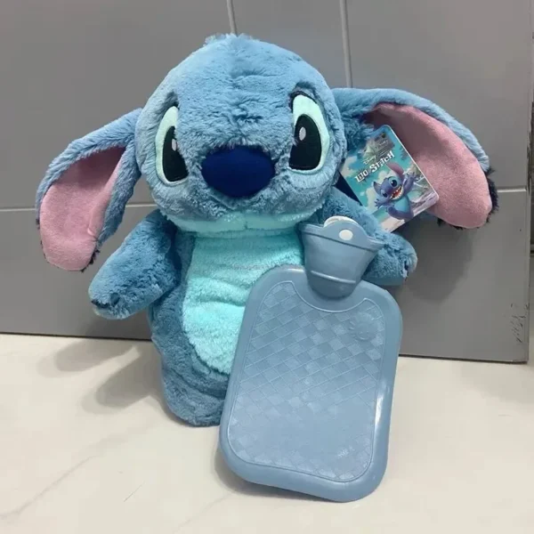 Aoger Disney Anime Stitch Angel Pooh Bär Winter Extra Plüsch Wärmflasche Damen Home Wasserfüllung Handwärmer Mädchen Geschenke 5
