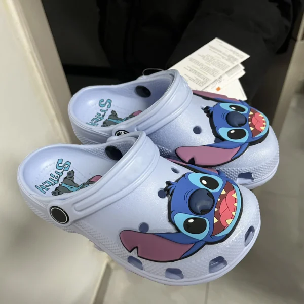 Stitch Cartoon Anime einfarbig wasserdichte Hausschuhe Outdoor-Sandalen Stitch lässige atmungsaktive Knöchelriemen-Schuhe Geschenk 2