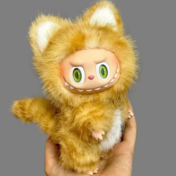 Neu eingetroffen für 17 cm Labubu-Kleidung, handgefertigte Cartoon-Pelzkleidung, japanische Anime-Hakimi-Katze, Sternenhimmel, Kleidungszubehör 2