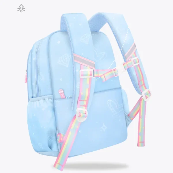 MINISO Disney Stitch Schultasche Kawaii Kuromi Verstellbare Träger Große Kapazität Rucksack Tasche Reduzieren Sie die Belastung Schützen Sie die Wirbelsäule Geschenk 3
