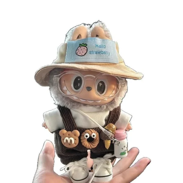 Das neue 2022 Mini Labubu ist nur für Babykleidung geeignet, 17 cm hängende Labubu-Vinyl-Puppenkleidungszubehör für Mädchengeschenke 5