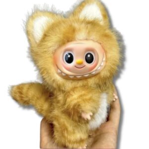 Labubu Kleidungsset „Hakimi-Katze & Sternenhimmel“ – 17 cm Pelz-Outfit