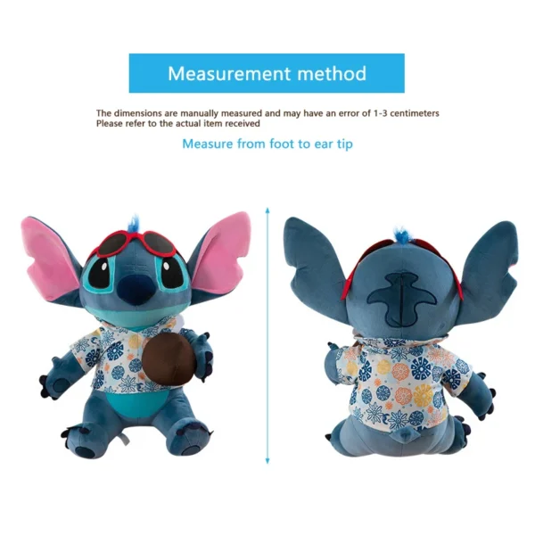 38/70cm Disney Lilo und Stich Plüschtiere Sommer Hawaii Urlaub niedlichen Anime Stich Puppe gefüllt Plüsch weiches Geschenk für Kinder 6
