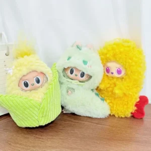 Für Labubu V1/V2/V3 Anime Puppe Kleidung Cartoon Cosplay Plüsch Puppe Kleidung DIY Anime Peripherie Dekor für Labubu Kleidung Geschenk