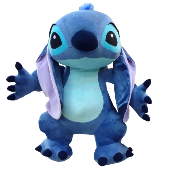 90cm große Größe heißen Stil Disney Stich Plüsch Puppe Spielzeug Anime Lilo & Stich ausgestopfte Puppe niedlichen Stich Plüsch Puppe Kinder Weihnachten Baby Geschenk 4