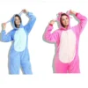 Disney Cosplay Kostüm Stich Kinder Erwachsene Mit Kapuze Pyjamas für Erwachsene Halloween Kleidung Winter Frauen Männer Cosplay Nachtwäsche