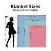 1PC Disney Stitch Decke für gemütliche, multifunktionale Decke, geeignet für Zuhause, Outdoor, Reisen, Camping, Nickerchenbezugdecke. 6