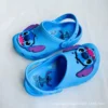 Stitch Cartoon Anime einfarbig wasserdichte Hausschuhe Outdoor-Sandalen Stitch lässige atmungsaktive Knöchelriemen-Schuhe Geschenk