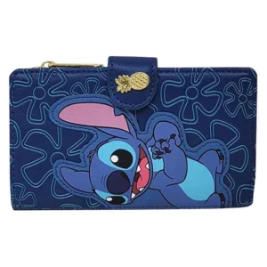 Loungefly Stitch Wallet Snap Flip Handtasche