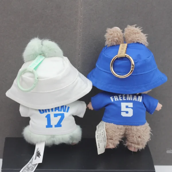 Labubu Puppenkleidung, 15/17 cm, Labubu-Kleidung, sitzende Party, Nummer 17, Baseball-Kleidung, Kinderkleidung, DIY-Puppenzubehör, Geschenk 3