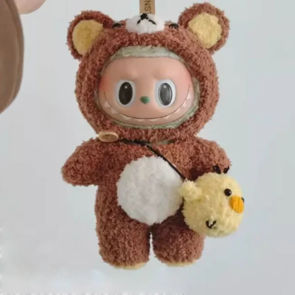 Labubu Babykleidung der ersten und dritten Generationen, niedliche, trendige, vielseitige vordere High-Energy-Erdbeerbär-Babykleidung, die umgibt 6