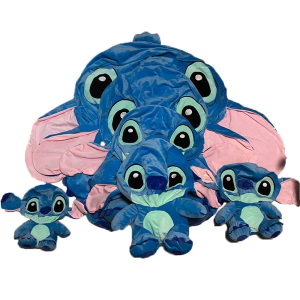 120 cm Disney Kawaii Giant Stitch Plüschtier Leder Niedliche Anime Peripherie Ungefüllte Halbzeuge Plüschpuppe Fabrik Direktes Haar 6