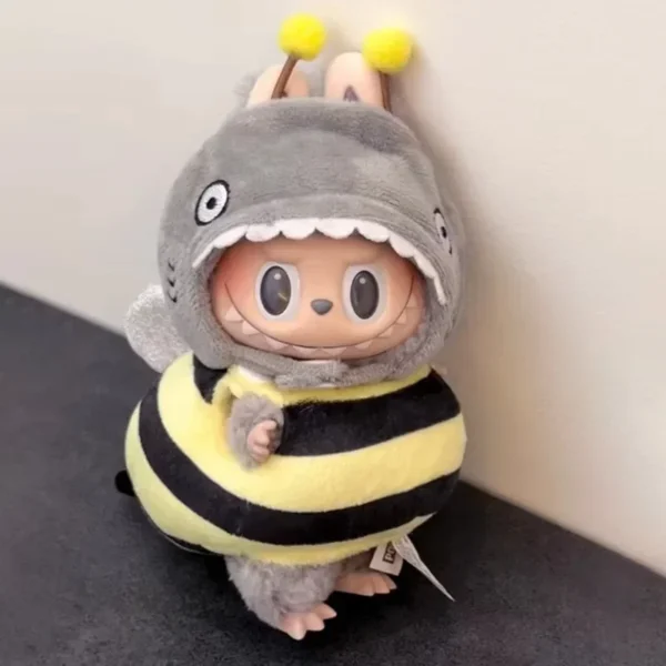 Für Labubu Wacky Mart Nette Puppe Kleidung Kakerlake Kleidung Gebratene Garnelen Outfit Cartoon Kostüme Anzug Diy Puppe Zubehör Outfit 5