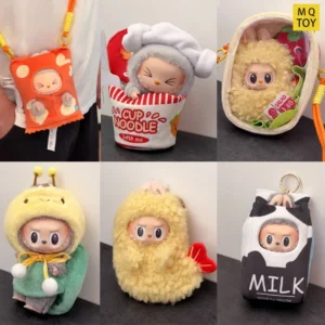 Für Labubu Wacky Mart Nette Puppe Kleidung Kakerlake Kleidung Gebratene Garnelen Outfit Cartoon Kostüme Anzug Diy Puppe Zubehör Outfit