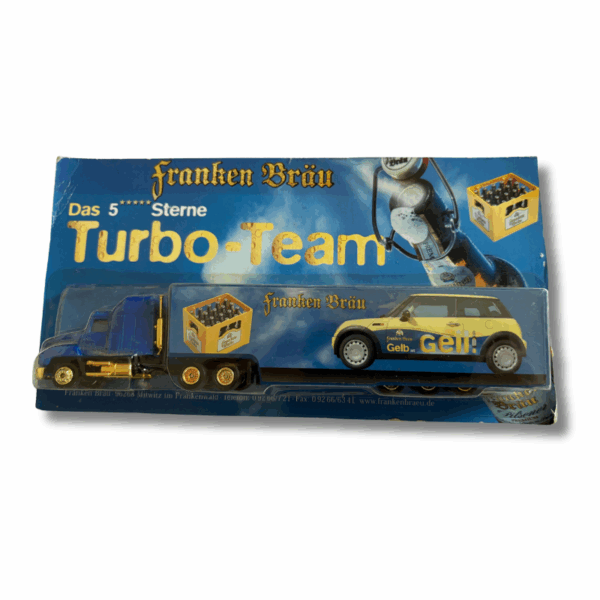 Franken Bräu Turbo-Team Truck mit Mini Cooper – Bild 2
