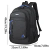 Modischer Herrenrucksack – großes Fassungsvermögen, multifunktionale Reise- und Laptoptasche, multifunktionale Tasche für Freizeit, Business 3