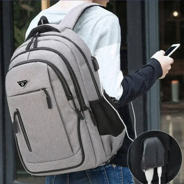 Große Kapazität Rucksack Männer Laptop Rucksäcke 15,6 Oxford Schwarz Solide Hohe Schule Taschen Teen College Boy Gril Student Rucksack