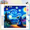 Huacan Tier DIY Diamant Malerei Frosch Pflanze volles Quadrat rund 5d Diamant Mosaik abstrakte Farbe Wohnkultur 1