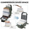 Ryanair Rucksack 40 x 20 x 25, Handgepäck, Laptoptasche, Diebstahlsicherung, Vakuumbeutel, Pumpe für Trekking, Reiserucksack, Kabinenbeutel, 40 x 30 x 20 cm 5