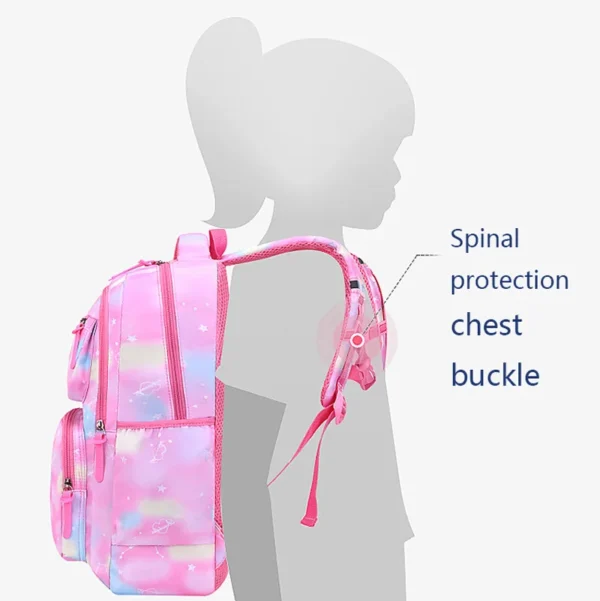 Kinder Mädchen Rucksack Schultasche Rosa Für Kind Kind Teenager Schultasche Primäre Kawaii Nette Wasserdicht 3