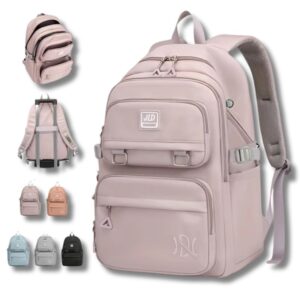 Großer College-Rucksack – Wasserdichte Umhängetasche aus Nylon für Studium & Reisen