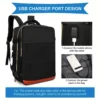 Reiserucksack mit großer Kapazität, multifunktionaler Laptop-Schulrucksack, Outdoor-Sport-Tagesrucksack, Gepäcktasche mit Schuhfach 5