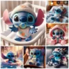 Disney 5d DIY Diamant Stickerei Stich Strass Bilder Handarbeiten Baby Malerei Cartoon niedlichen Mosaik Kit Weihnachts geschenk 1