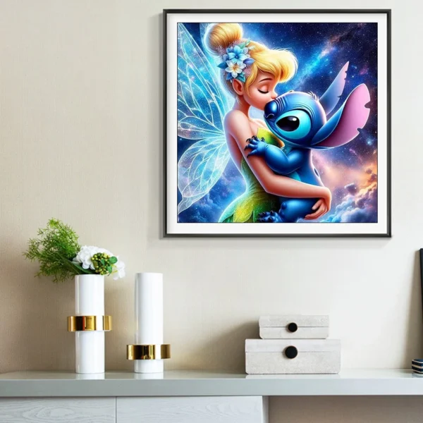 Disney Diamant Mosaik Elf Malerei Stich Kreuz stich Bild Strass Stickerei Cartoon volle Runde Neuankömmling Handwerk 3