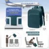 Flugzeug-Handgepäck-Rucksack für Ryanair 40 x 20 x 25 Kabinentasche, leichter Flugzeug-Tragetaschen-Reiserucksack für kurze Entfernungen 2