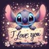 Disney DIY Diamant Stickerei Lilo und Stitch volle Runde Mosaik Cartoon Diamant Malerei neue 2025, kreative Hobbys Wandkunst