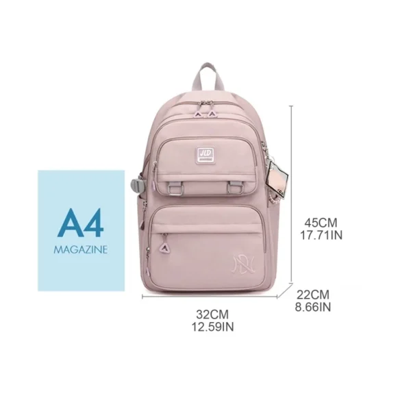 Rucksack Schultasche Mädchen Rucksack für Kinder Kind Kind Teenager weibliche Klasse Schultasche Primäre Frauen Rucksack Teen Bookbag Kit 5
