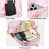 3-teiliges Set Lilo Stitch Schüler Schultasche Mädchen Junge Kind Rucksack Doppel Umhängetasche Reise Stift Tasche Büchertasche Laptop Sets Urlaub Geschenk 5