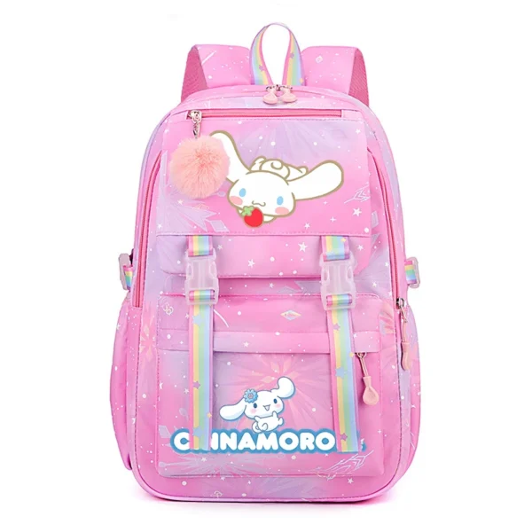 Neue Zimt Große Kapazität Rucksack Sanrio Cartoon Anime Figuren Schultasche Cinnamoroll Kawaii Mode Buch Tasche Schule Liefert 3