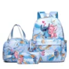 3 Teile/satz Lilo Stitch Rucksack Cartoon Sport Rucksack für Mädchen Bagpack Laptop Teen Reise Schule Student Teenager Bookbag 2