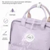 Klassischer Rucksack für Damen und Mädchen, Schulrucksack, wasserdichter Tagesrucksack, modisch, neu in der Schultasche, L-Aufsatztasche, Bolsa Dama Kanken-Rucksack 3