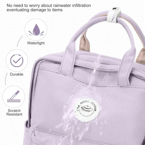 Klassischer Rucksack für Damen und Mädchen, Schulrucksack, wasserdichter Tagesrucksack, modisch, neu in der Schultasche, L-Aufsatztasche, Bolsa Dama Kanken-Rucksack 3