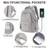 Laptop-Rucksack für Damen, Anti-Diebstahl-Arbeitsrucksack für 35,6 cm, Schulrucksack, Krankenschwester-Rucksack, Büchertasche für Mädchen und Jungen im Teenageralter 4