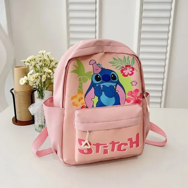 2025New Disney Lilo und Stitch Rucksack Kawaii Cartoon Anime Gedruckt Zubehör Lagerung Tasche kinder Casual Schulter Tasche Geschenk 2