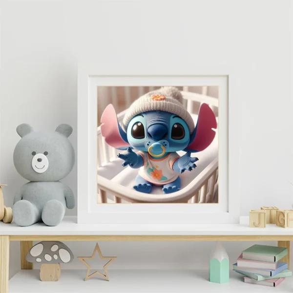 Disney 5d DIY Diamant Stickerei Stich Strass Bilder Handarbeiten Baby Malerei Cartoon niedlichen Mosaik Kit Weihnachts geschenk 3