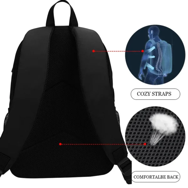 Wasserdichter Business-Rucksack Männer USB-Schul rucksäcke Jungen 15,6 Zoll Laptop-Rucksack Frauen Rucksäcke für Männer Rucksack Taschen 3