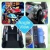 3-teiliger Rollrucksack für Mädchen und Jungen, Kinder-Rennen-Büchertasche mit Rollen 4