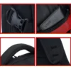 Männer Multifunktions USB Lade Mode Business Casual Reise Anti-Diebstahl Wasserdicht 17 Zoll Laptop Rucksack Schultasche 6