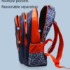 Spinnen-Rucksack + Federmäppchen-Set für Jungen, Schultasche, Grundschule für Kinder, Schultasche, Cartoon, wasserdichter Primärrucksack 5