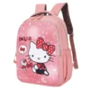 Süßes Sanrio Hello Kitty Melody Rucksack-Set für Mädchen, 3-teilig, Schüler-Schultasche, Federmäppchen für Kindergartenkinder, 6 Jahre, Cartoon 5