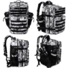 LHI 45L Taktischer Rucksack für Männer und Frauen, große Sportler-Sporttasche, Outdoor-Sport, Wandern, Überleben, Rucksack mit Flaschenhalter 2